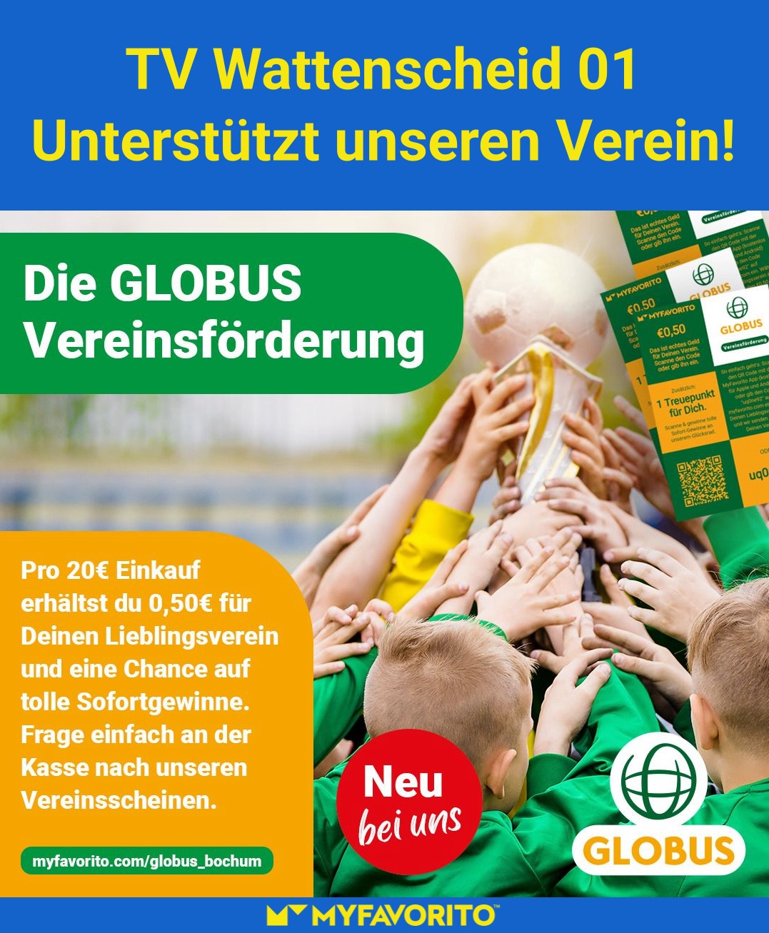 GLOBUS Bochum als Vereinssponsor