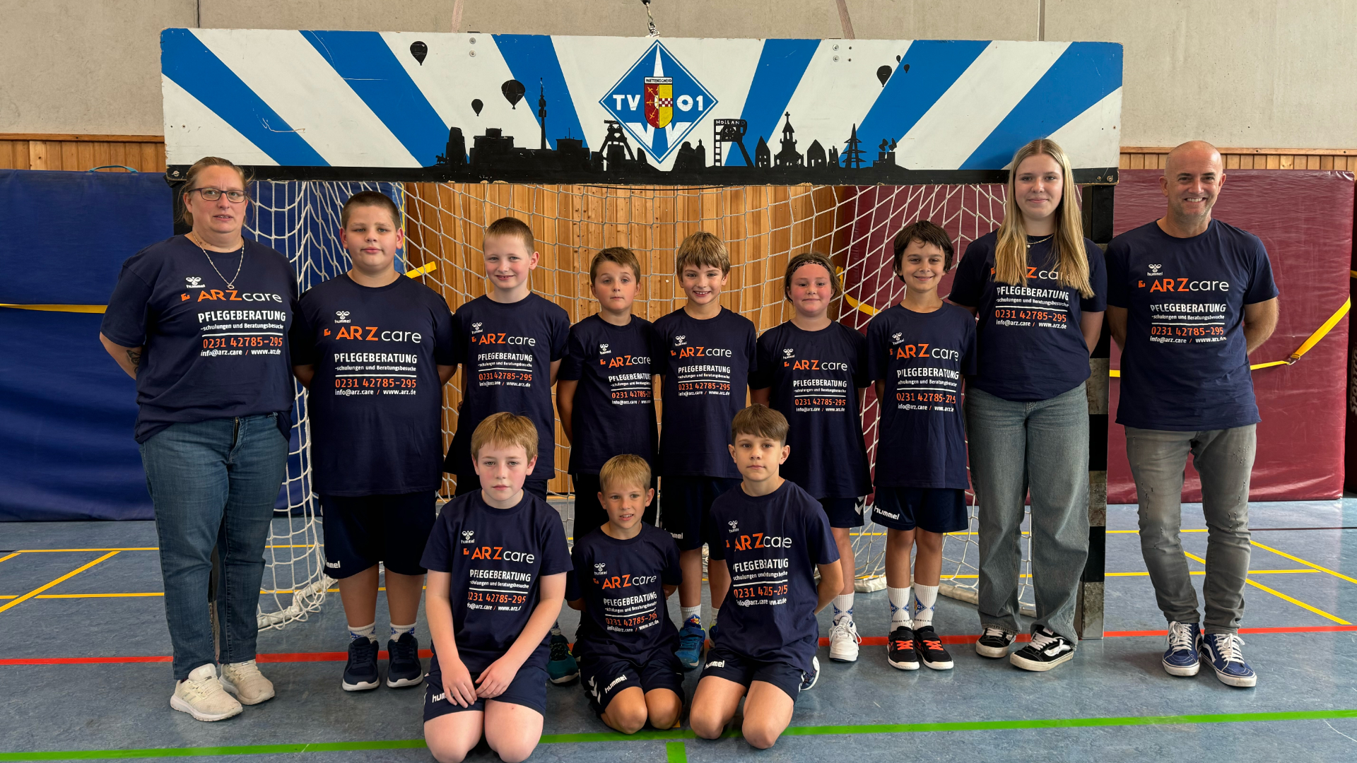 ARZ.care - weiterer Sponsor für die E-Jugend