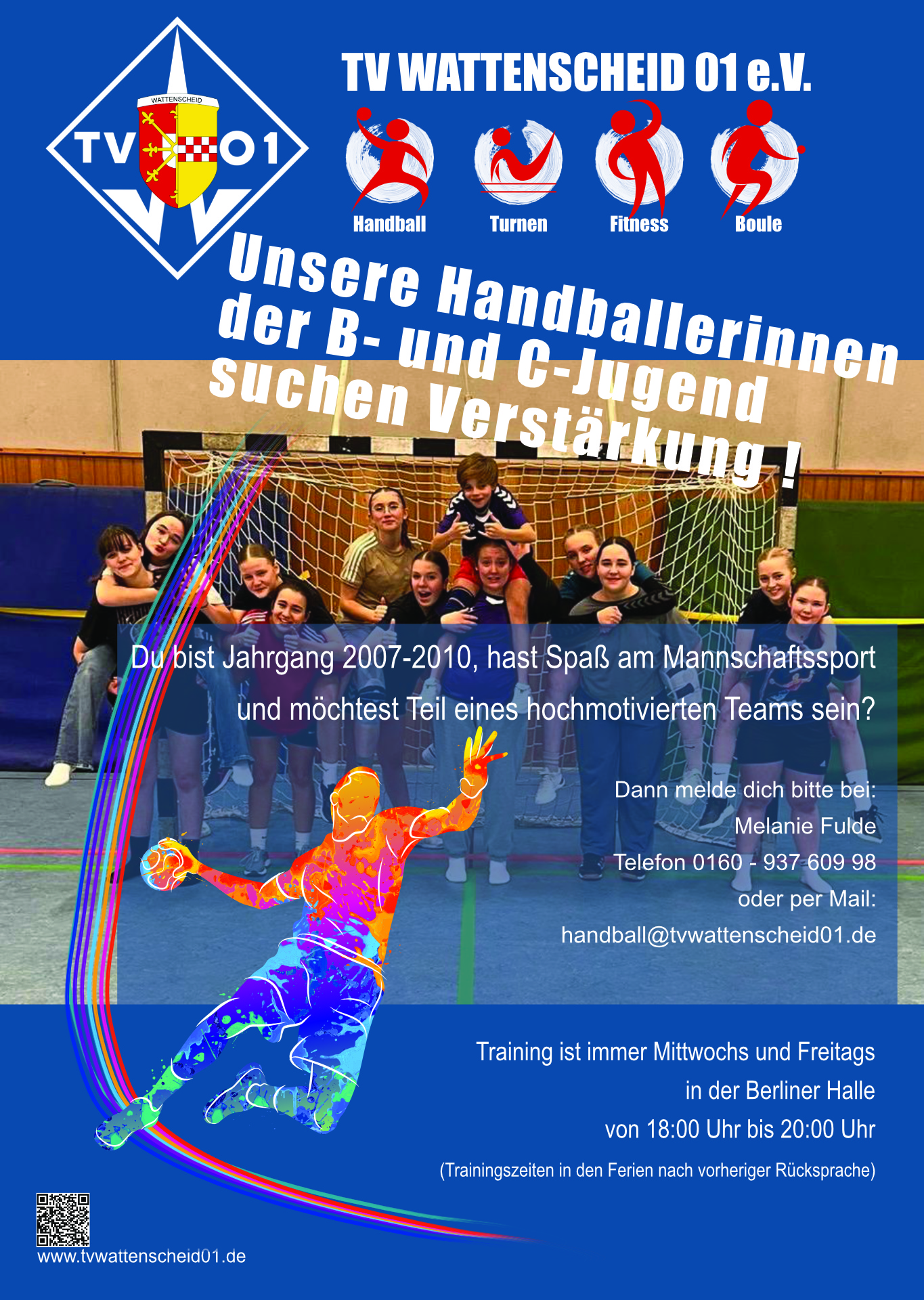 Handballerinnen der B- und C-Jugend suchen Verstärkung
